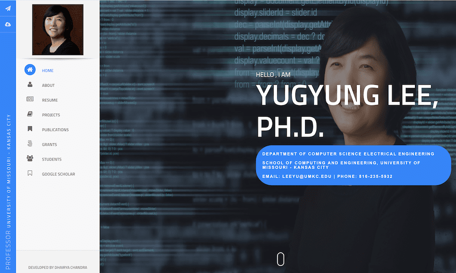 Portfolio – Dr Yugyung Lee