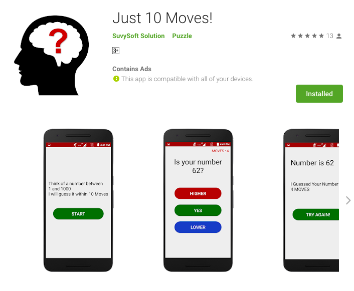 Just 10 Moves!