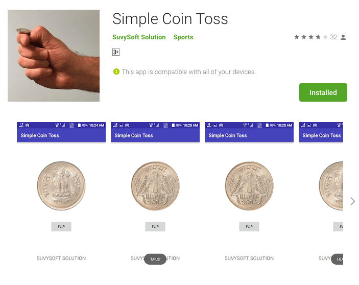 Simple Coin Toss