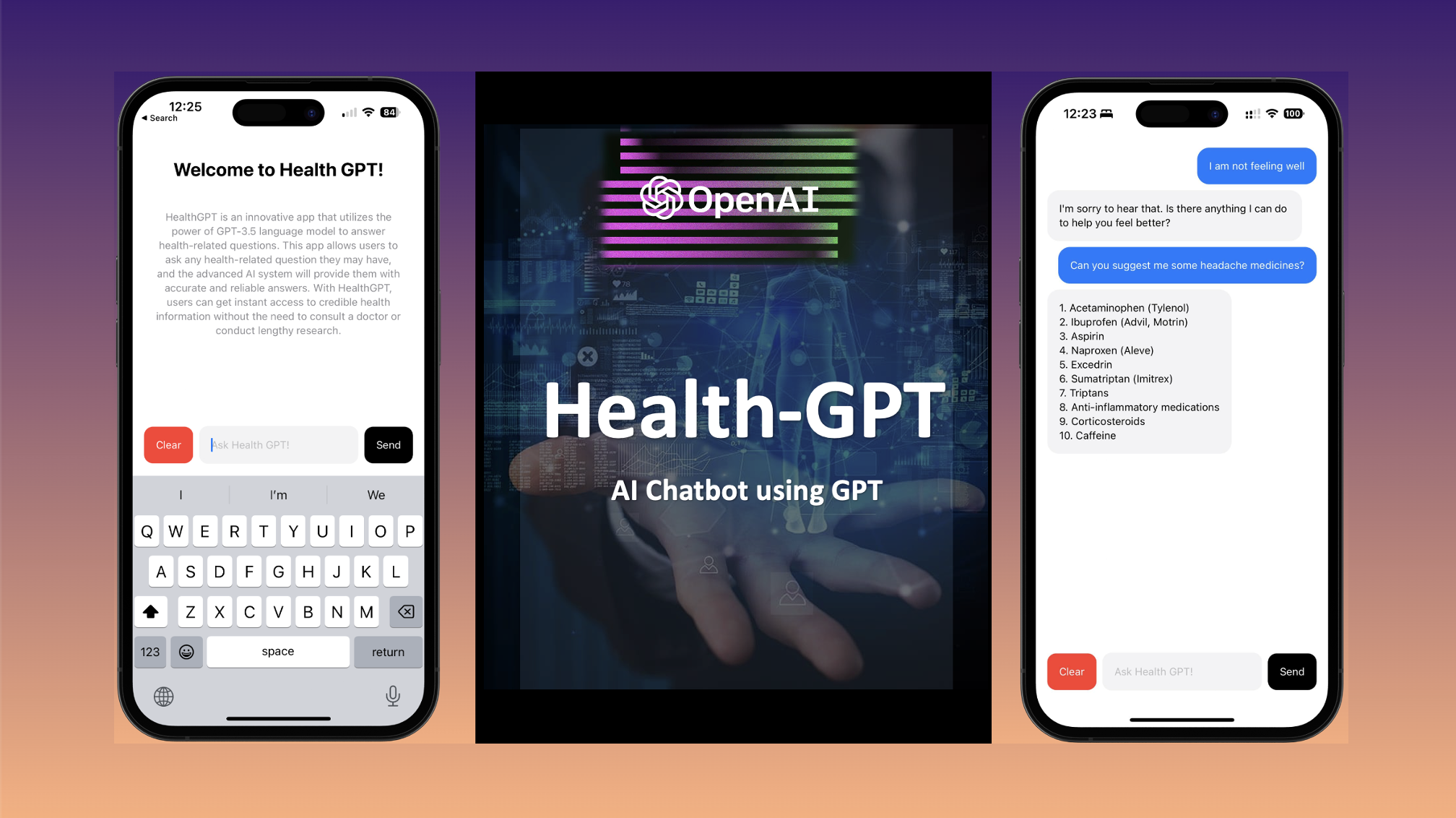 Health-GPT: An iOS App Powered by OpenAI