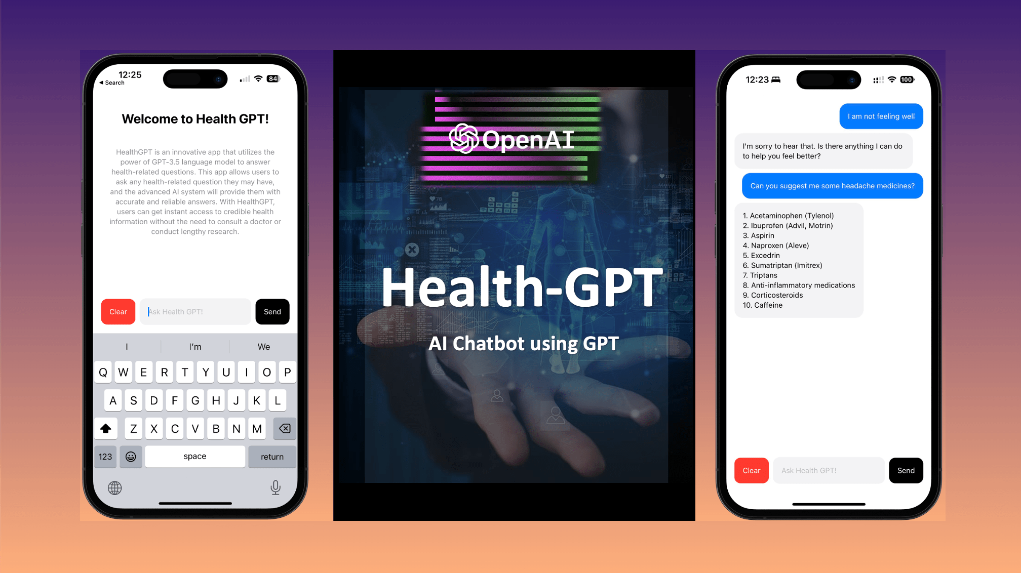 Health-GPT: An iOS App Powered by OpenAI